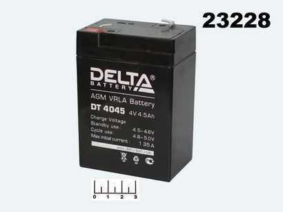 Аккумулятор 4V 4.5A DT4045