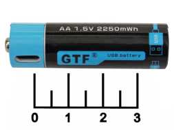 Аккумулятор AA 1.5V 1.5A + micro USB GTF