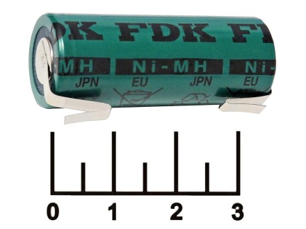 Аккумулятор 1.2V 2.15A HR-4/5AU FDK с выводами (17430)