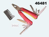 Инструмент складной карманный 413/2(AA2) с насадками (Multi Tools)