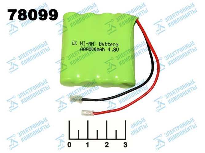 Аккумулятор 4.8V 0.8A Ni-MH