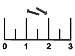 Винт для ноутбука М1.2*6мм черный (1 штука)