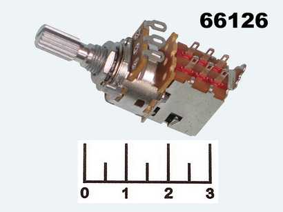 Резистор переменный 500 кОм RV16BF-10-20K-B500K с выкл(+50)
