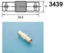Переходник BNC 2 гнезда (161) (BNC-I)