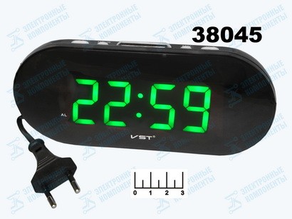 Часы цифровые VST-717-4 ярко-зеленые