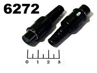 Разъем DIN 5pin 3 контакта гнездо на кабель