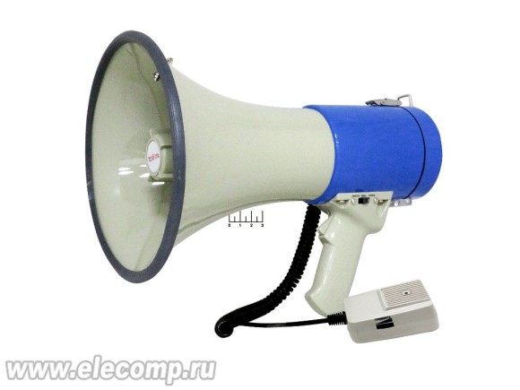Мегафон ручной ЭМ-25С с сиреной + выносной микрофон + 12V