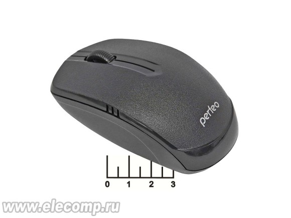Мышь компьютерная USB беспроводная Perfeo Plan PF_A4504 (черная)