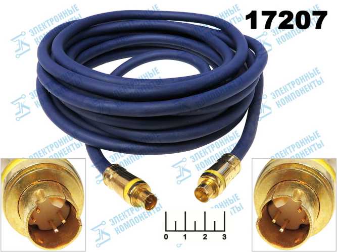 Шнур mini DIN 4pin-mini DIN 4pin 5м Pros