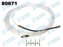 Струна для протяжки кабеля 3мм 5м Fortisflex белая