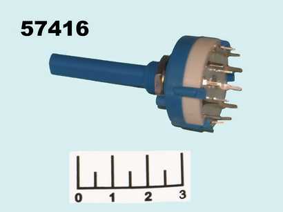 Переключатель галетный SX4-037 6 положений 2 полюса