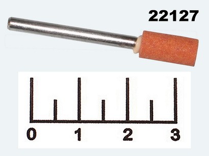 Бор-фреза цилиндр 2мм (мини) абразивный оранжевый