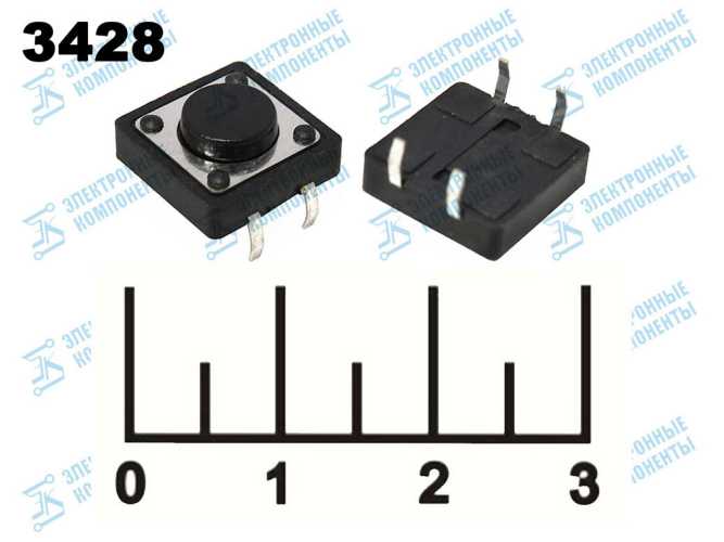 Кнопка тактовая 12*12*5 KAN1211-0501B