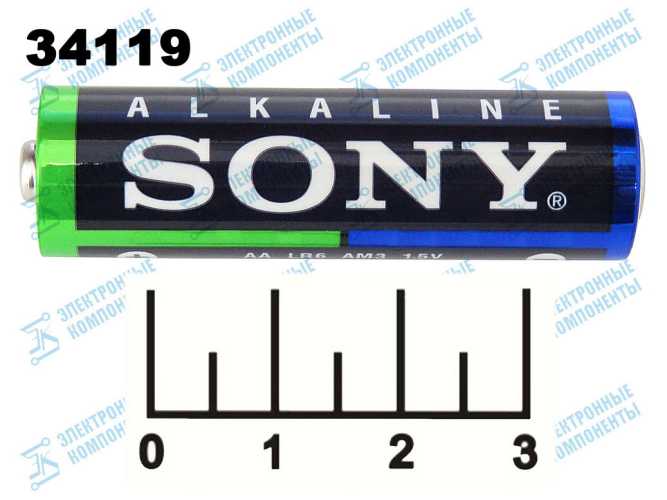 Батарейка AA-1.5V Sony Alkaline LR6 (АА)