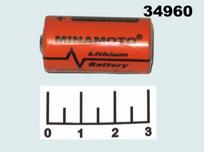 Литиевый элемент 2/3A 3.6V 1.65A ER17335 STD Minamoto