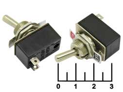 Тумблер 250/2 KN3-1 2-х позиционный с фиксацией 2 контакта (клемма)