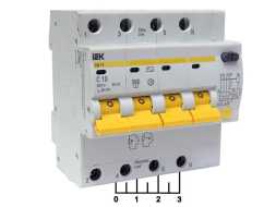 Дифавтомат 10A/30мA 3П+N АД-14 ИЭК