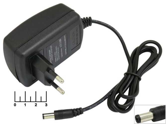 Блок питания 15V 1A OT-APB111 импульсный (5.5*2.5)