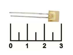 Светодиод LED КИПД45В5-М красный/желтый плоский 3V 2Н