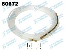 Струна для протяжки кабеля 3мм 10м Fortisflex белая