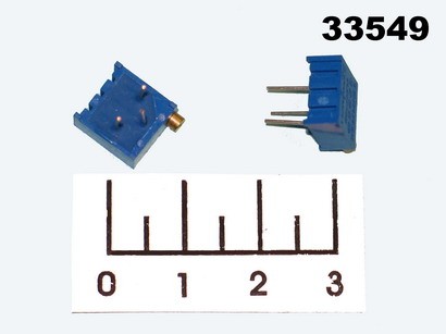 Резистор подстроечный 1 Мом 3296P-105 (+121)