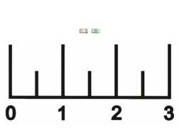 Светодиод LED DFL-0603UBC SMD