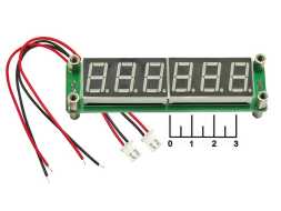 Радиоконструктор измеритель частоты сигнала от 0.1 до 65 МГц XQ0027-03 (синий)