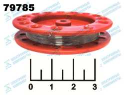 Проволока нихромовая 1м (диам-0.28мм) 17.5 Ом/м