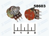 Резистор переменный 200 кОм B S16KN1 выкл (+46)