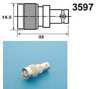 Переходник TNC штекер/BNC гнездо 438