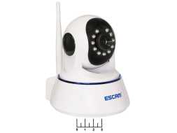 IP-камера Escam QF002 цветная с блоком питания Wi-Fi