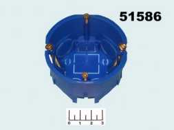 Подрозетник 68/45 пластиковые лапки под гипсокартон Gusi C3E3 1.2
