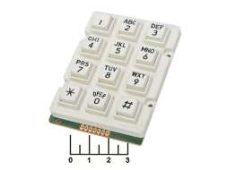 Клавиатура 12 кнопок AK-207-A-WWB