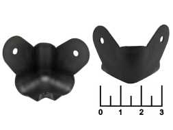 Ножка металлическая для колонок 41*36мм угловая (9-111)