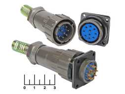 Разъем 10pin в комплекте FQ24-10ZK/TJ-12