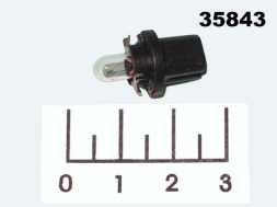 Лампа 12V 1.2W B8.5D (BAX10D) с патроном Narva 17036