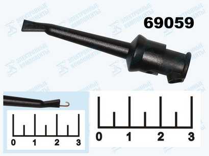 Зажим щуп к прибору черный PT-20-135-2/BC55-30030