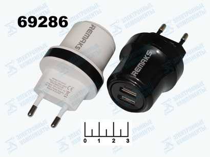 Сетевое зарядное устройство 2USB 5V 2.1A CK-A512