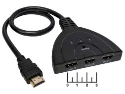 Видеосвитчер HDMI 3 входа 1 выход OT-AVW26/H54