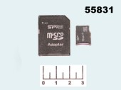 Карта памяти micro SD 16Gb + адаптер SD Mirex class10