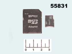 Карта памяти micro SD 16Gb + адаптер SD Mirex class10 (SDHC)