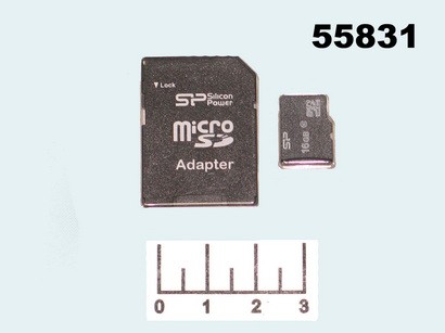 КАРТА ПАМЯТИ MICRO SD 16GB + АДАПТЕР SD MIREX CLASS10