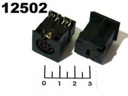 Разъем DIN 8pin гнездо на плату