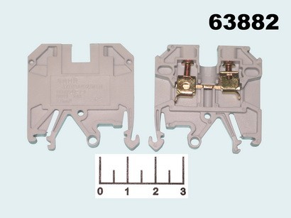 Колодка клеммная на DIN-рейку 2.5/800V JXB-2.5/MK2.5