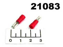 Клемма ножевая гнездо 2.8мм красная