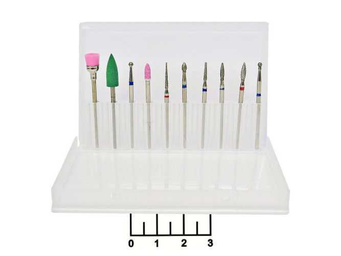 Набор боров алмазных (10 штук)