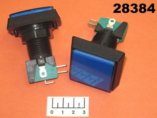 Кнопка для игровых автоматов синяя 40*40 GMSI-2B-S