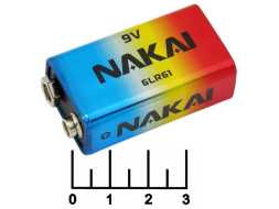 Батарейка 6F22-9V Nakai Alkaline 6LR61