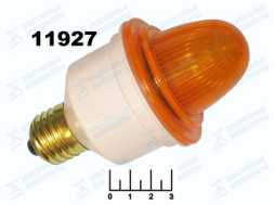 Лампа-стробоскоп 220V E27 желтая