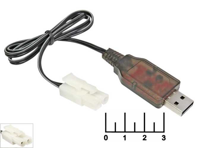 Зарядное устройство USB-2pin 6V 0.25A для аккумулятора